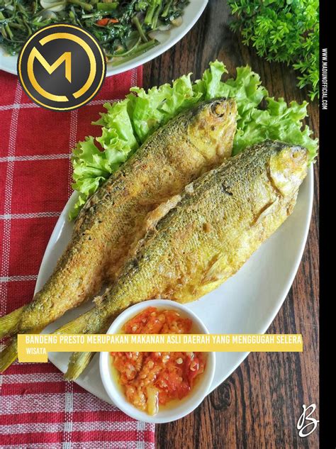 Bandeng presto merupakan makanan asli daerah  Aroma dan rasa yang khasnyaKabupaten Sidoarjo juga menjadi daerah penghasil ikan bandeng terbesar kedua se-Jawa Timur